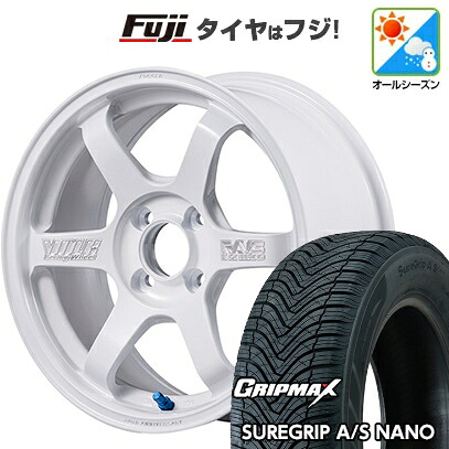 【新品 軽自動車】N-BOX タント スペーシア オールシーズンタイヤ ホイール4本セット 165/55R15 グリップマックス シュアグリップ オールシーズン ナノ(限定) RAYS レイズ ボルクレーシング TE37 ソニック 30th マシニングVer 5.5J 15インチ(送料無料)｜フジコーポレーション