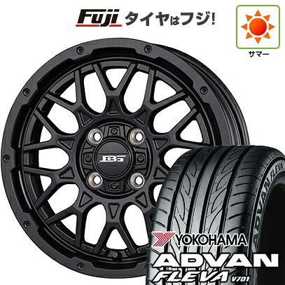 【新品 軽自動車】N-BOX タント スペーシア 夏タイヤ ホイール4本セット 165/55R15 ヨコハマ アドバン フレバV701 コーセイ ボトムガルシア シャドウバーツ 4.5J 15インチ(送料無料)｜フジコーポレーション 67,925円