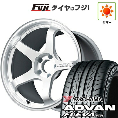 【新品国産車用4穴100】 夏タイヤ ホイール4本セット 205/40R17 ヨコハマ アドバン フレバV701 ヨコハマ アドバンレーシング GT ビヨンド 7J 17インチ(送料無料)｜フジコーポレーション