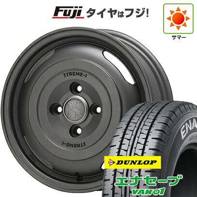 【新品】プロボックス/サクシード(リフトアップ) 夏タイヤ ホイール4本セット 185R14 8PR ダンロップ エナセーブ VAN01 MLJ エクストリームJ ジャーニー 5J 14インチ(送料無料)｜フジコーポレーション