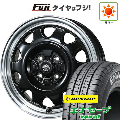 【新品】プロボックス/サクシード(リフトアップ) 夏タイヤ ホイール4本セット 185/80R14 102/100N ダンロップ エナセーブ VAN01 トピー ランドフット SWZ 数量限定 5J 14インチ(送料無料)