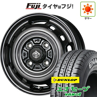 【新品】プロボックス/サクシード(リフトアップ) 夏タイヤ ホイール4本セット 185/80R14 102/100N ダンロップ エナセーブ VAN01 トピー ランドフット XFG 数量限定 5J 14インチ(送料無料)