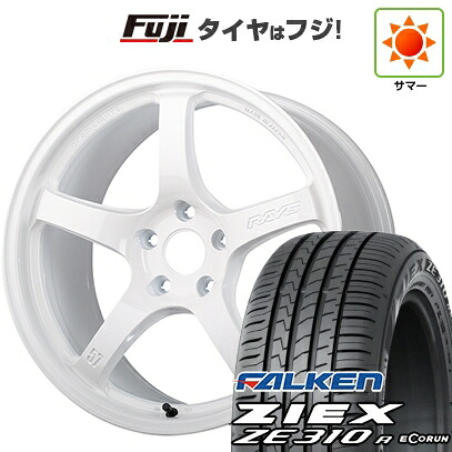 【新品】オーラ 夏タイヤ ホイール4本セット 205/50R17 ファルケン ジークス ZE310R エコラン(限定) RAYS レイズ グラムライツ 57CR LIMITED (OXZ) 7J 17インチ(送料無料)