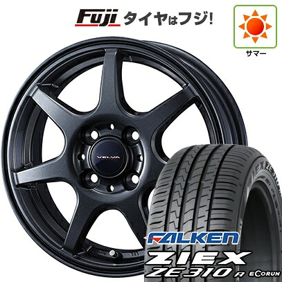 【新品国産車用4穴100】 夏タイヤ ホイール4本セット 195/50R16 ファルケン ジークス ZE310R エコラン(限定) WEDS ウェッズ ヴェルバ ワンダー 6J 16インチ(送料無料)｜フジコーポレーション