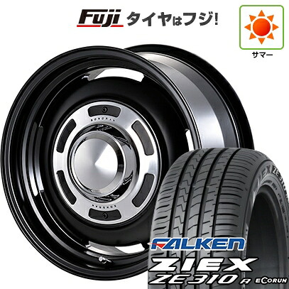 【新品国産車用4穴100】 夏タイヤ ホイール4本セット 185/60R15 ファルケン ジークス ZE310R エコラン(限定) モーターファーム ソノーラ 6J 15インチ(送料無料)