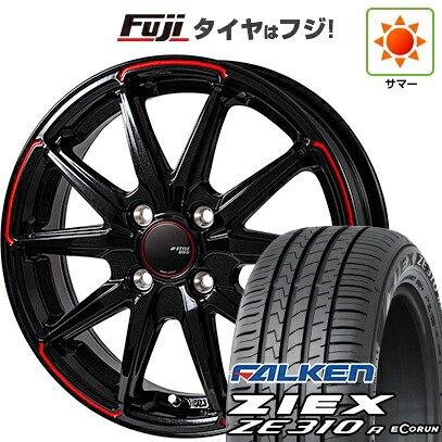 【新品国産車用4穴100】 夏タイヤ ホイール4本セット 185/65R15 ファルケン ジークス ZE310R エコラン(限定) モンツァ JPスタイル R55 5.5J 15インチ(送料無料)|フジコーポレーション
