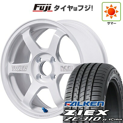 【新品国産車用4穴100】 夏タイヤ ホイール4本セット 185/55R15 ファルケン ジークス ZE310R エコラン(限定) RAYS レイズ ボルクレーシング TE37 ソニック 30th マシニングVer 6J 15インチ(送料無料)|フジコーポレーション