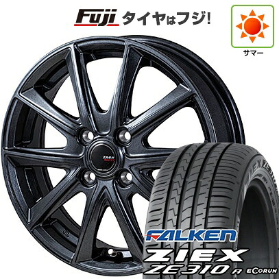 【新品国産車用4穴100】 夏タイヤ ホイール4本セット 185/55R15 ファルケン ジークス ZE310R エコラン(限定) モンツァ ZACK Sport-FT 5.5J 15インチ(送料無料)