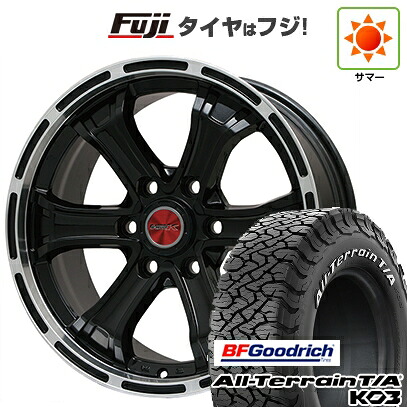 【新品】ランクル250 夏タイヤ ホイール4本セット 265/70R18 BFグッドリッチ オールテレーンT/A KO3 RWL ビッグウエイ B-MUD K(グロスブラックリムポリッシュ)トヨタ 8J 18インチ(送料無料)