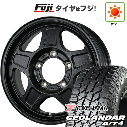 【新品】ジムニー 夏タイヤ ホイール4本セット 215/85R16 ヨコハマ ジオランダー A/T4 G018 RBL トピー ランドフット GWD 数量限定 5.5J 16インチ(送料無料)