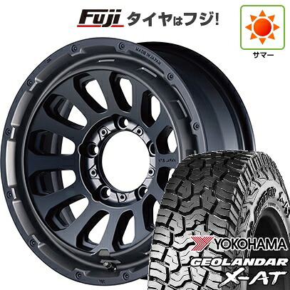 【新品】ジムニーシエラ/ジムニーノマド 夏タイヤ ホイール4本セット 215/70R16 ヨコハマ ジオランダー X-AT G016 RBL エムテクノ M.T.S.JAPAN X CROSS TW 16インチ(送料無料)