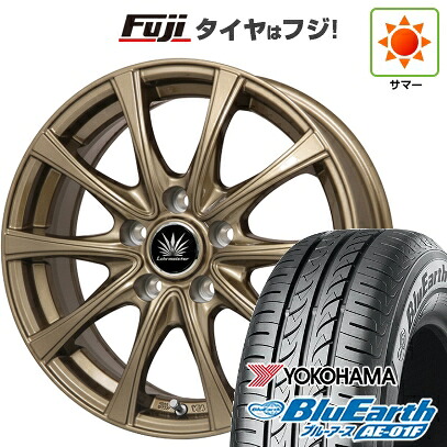 【新品】セレナ 夏タイヤ ホイール4本セット 195/65R15 ヨコハマ ブルーアース AE-01F プレミックス アマルフィV Jr(ブロンズ) 6J 15インチ(送料無料)｜フジコーポレーション