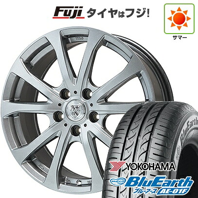 【新品】セレナ 夏タイヤ ホイール4本セット 195/65R15 ヨコハマ ブルーアース AE-01F ビッグウエイ TRG-バーンII 6J 15インチ(送料無料)