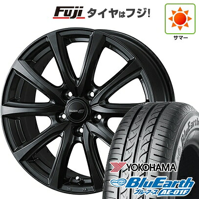 【新品国産車用5穴100】 夏タイヤ ホイール4本セット 205/55R16 ヨコハマ ブルーアース AE-01F WEDS ウェッズ エリシア 6.5J 16インチ(送料無料)