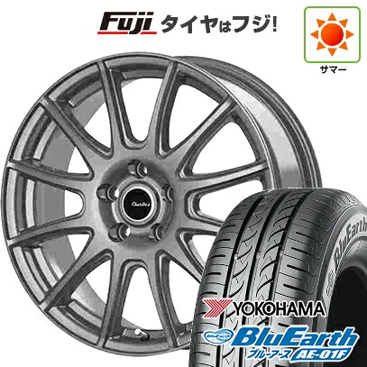 【新品国産車用5穴114.3】 夏タイヤ ホイール4本セット 195/65R15 ヨコハマ ブルーアース AE-01F テクノピア カリテス S12 6J 15インチ(送料無料)|フジコーポレーション