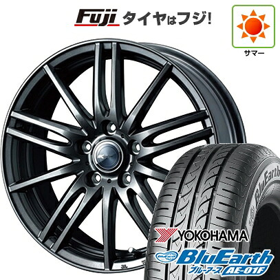 【新品国産車用5穴114.3】 夏タイヤ ホイール4本セット 205/60R16 ヨコハマ ブルーアース AE-01F WEDS ウェッズ ザミック ティート 6.5J 16インチ(送料無料)