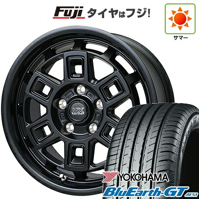 【新品】フリード クロスター 夏タイヤ ホイール4本セット 205/45R17 ヨコハマ ブルーアース GT AE51 ホットスタッフ マッドクロス アイヴァー 7J 17インチ(送料無料)