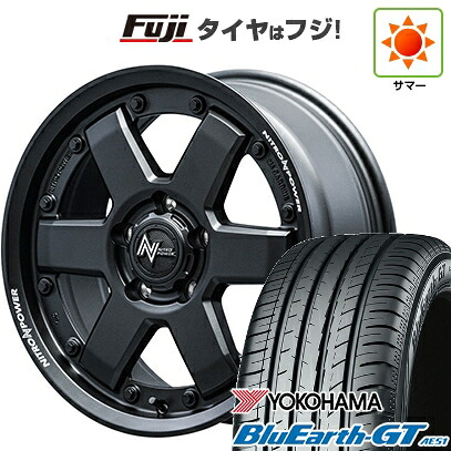 【新品】フリード クロスター 夏タイヤ ホイール4本セット 205/45R17 ヨコハマ ブルーアース GT AE51 MID WHEELS NITRO POWER M6 カービン 7J 17インチ(送料無料) 103,200円