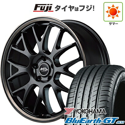 【新品国産車用5穴114.3】 夏タイヤ ホイール4本セット 215/45R18 ヨコハマ ブルーアース GT AE51 MID WHEELS MID EXCLUSIVE 820F 7J 18インチ(送料無料)|フジコーポレーション