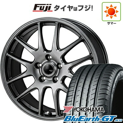 【新品】フリード クロスター 夏タイヤ ホイール4本セット 205/45R17 ヨコハマ ブルーアース GT AE51 モンツァ ZACK JP-205 7J 17インチ(送料無料)
