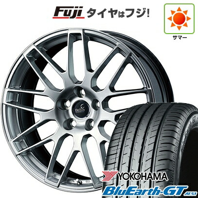 【新品国産車用5穴114.3】 夏タイヤ ホイール4本セット 245/40R19 ヨコハマ ブルーアース GT AE51 WEDS ウェッズ デルモア LC.S レクサス・トヨタ車専用 8J 19インチ(送料無料)|フジコーポレーション