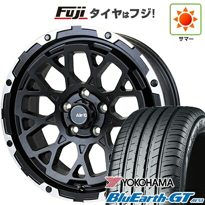 【新品】フリード クロスター 夏タイヤ ホイール4本セット 205/45R17 ヨコハマ ブルーアース GT AE51 フォーバイフォーエンジニア エアージー ロックス 7J 17インチ(送料無料)|フジコーポレーション