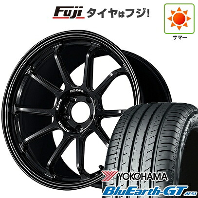 【新品国産車用5穴114.3】 夏タイヤ ホイール4本セット 225/45R19 ヨコハマ ブルーアース GT AE51 ヨコハマ アドバンレーシング RZ-DF2 8.5J 19インチ(送料無料)