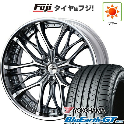 【新品国産車用5穴114.3】 夏タイヤ ホイール4本セット 225/45R19 ヨコハマ ブルーアース GT AE51 WEDS ウェッズ クレンツェ ウィーバル 8.5J 19インチ(送料無料)