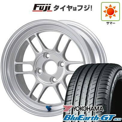 【新品国産車用5穴114.3】 夏タイヤ ホイール4本セット 205/55R16 ヨコハマ ブルーアース GT AE51 ENKEI エンケイ Racing RP-F1 7J 16インチ(送料無料)｜フジコーポレーション