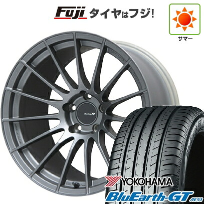 【新品国産車用5穴114.3】 夏タイヤ ホイール4本セット 225/40R18 ヨコハマ ブルーアース GT AE51 ENKEI エンケイ Racing Revolution RS-05RR 9J 18インチ(送料無料)|フジコーポレーション