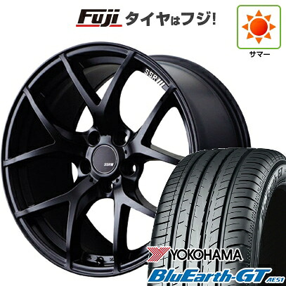 【新品国産車用5穴114.3】 夏タイヤ ホイール4本セット 225/40R19 ヨコハマ ブルーアース GT AE51 SSR GT GTV03 8.5J 19インチ(送料無料)|フジコーポレーション