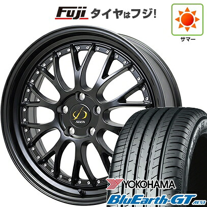 【新品国産車用5穴114.3】 夏タイヤ ホイール4本セット 225/40R18 ヨコハマ ブルーアース GT AE51 ホットスタッフ シュティッヒ メッシュNR 8J 18インチ(送料無料)｜フジコーポレーション 105,900円