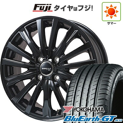 【新品】シエンタ 2015-22 夏タイヤ ホイール4本セット 195/50R16 ヨコハマ ブルーアース GT AE51 トピー シビラ NEXT W-5 グロスブラック【限定】 6J 16インチ(送料無料)