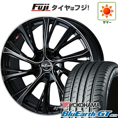 【新品国産車用5穴114.3】 夏タイヤ ホイール4本セット 205/65R16 ヨコハマ ブルーアース GT AE51 WEDS ウェッズ レオニス JG BK/SCマシニング 6.5J 16インチ(送料無料) 84,590円