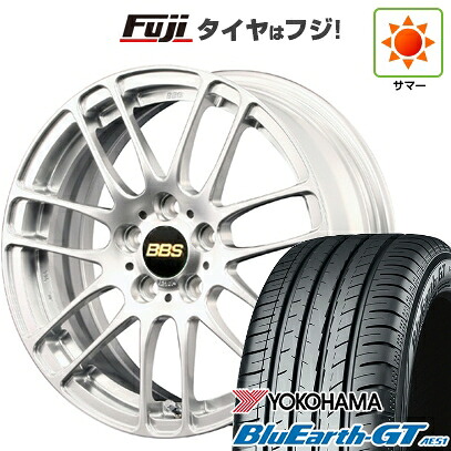 【新品国産車用5穴114.3】 夏タイヤ ホイール4本セット 205/55R16 ヨコハマ ブルーアース GT AE51 BBS JAPAN RE-L2 7J 16インチ(送料無料)