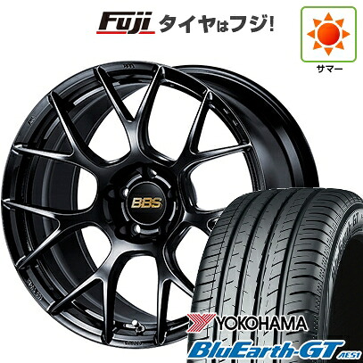 【新品国産車用5穴114.3】 夏タイヤ ホイール4本セット 245/40R19 ヨコハマ ブルーアース GT AE51 BBS JAPAN RE-V7 9J 19インチ(送料無料)