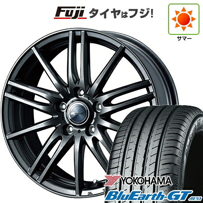 【新品】60系プリウス 夏タイヤ ホイール4本セット 195/60R17 ヨコハマ ブルーアース GT AE51 WEDS ウェッズ ザミック ティート 6.5J 17インチ(送料無料)