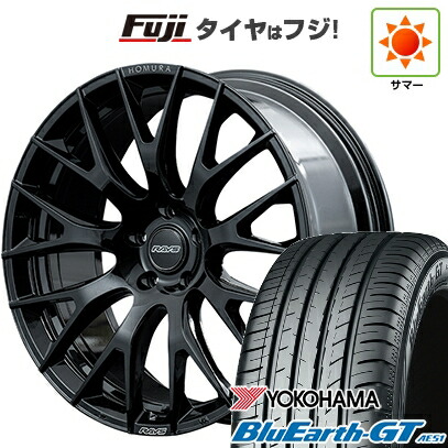 【新品国産車用5穴100】 夏タイヤ ホイール4本セット 225/40R18 ヨコハマ ブルーアース GT AE51 RAYS レイズ ホムラ 2X9R 7.5J 18インチ(送料無料)