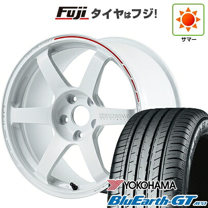 【新品国産車用5穴114.3】 夏タイヤ ホイール4本セット 225/45R18 ヨコハマ ブルーアース GT AE51 RAYS レイズ ボルクレーシング TE37 サーガ S+ TIME ATTACK 限定 8J 18インチ(送料無料)