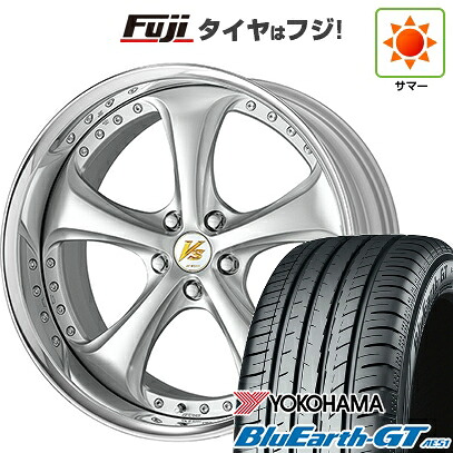【新品国産車用5穴100】 夏タイヤ ホイール4本セット 225/40R19 ヨコハマ ブルーアース GT AE51 WORK ワーク VS VS-KF# 8J 19インチ(送料無料)