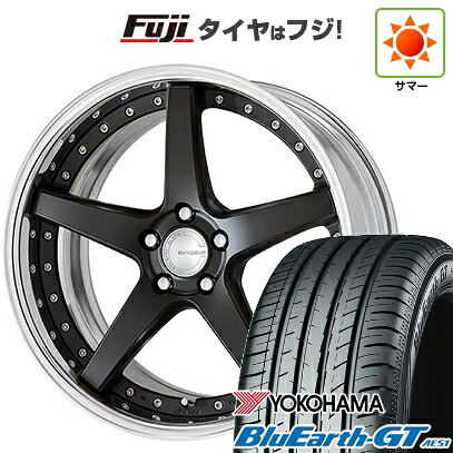 【新品国産車用5穴100】 夏タイヤ ホイール4本セット 225/40R19 ヨコハマ ブルーアース GT AE51 WORK ワーク グノーシスCV CVF 8J 19インチ(送料無料)