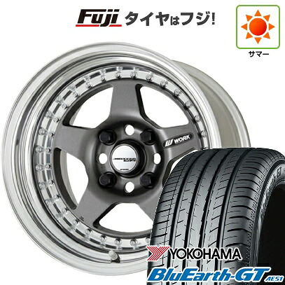 【新品国産車用5穴114.3】 夏タイヤ ホイール4本セット 205/65R16 ヨコハマ ブルーアース GT AE51 WORK ワーク マイスター CR01 7J 16インチ(送料無料)