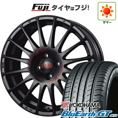 【新品国産車用5穴114.3】 夏タイヤ ホイール4本セット 215/55R17 ヨコハマ ブルーアース GT AE51 OZ スーパーツーリズモ GT 7J 17インチ(送料無料)|フジコーポレーション