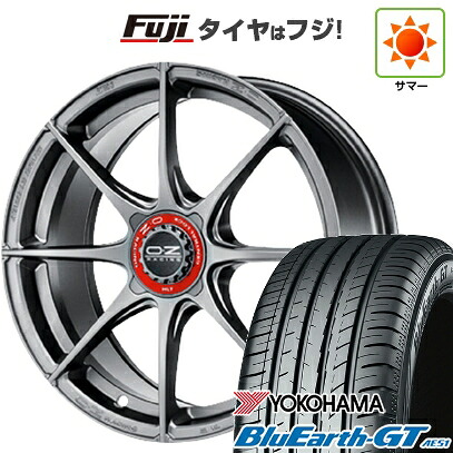 【新品国産車用5穴114.3】 夏タイヤ ホイール4本セット 215/50R17 ヨコハマ ブルーアース GT AE51 OZ フォーミュラHLT 7.5J 17インチ(送料無料)