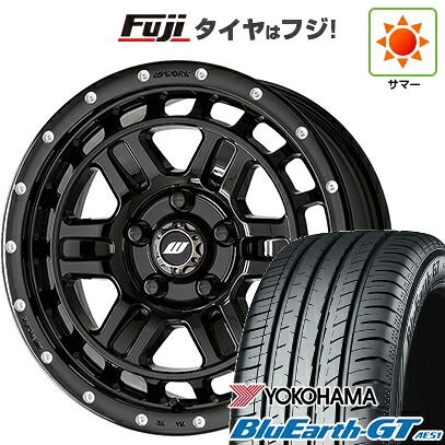 【新品】ヤリスクロス 夏タイヤ ホイール4本セット 205/65R16 ヨコハマ ブルーアース GT AE51 WORK ワーク クラッグ ティーグラビックII MC+ 7J 16インチ(送料無料)