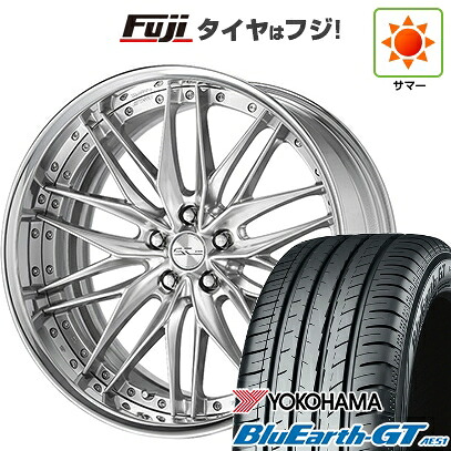【新品国産車用5穴114.3】 夏タイヤ ホイール4本セット 225/45R19 ヨコハマ ブルーアース GT AE51 WORK ワーク シュヴァート クヴェルII 8J 19インチ(送料無料)