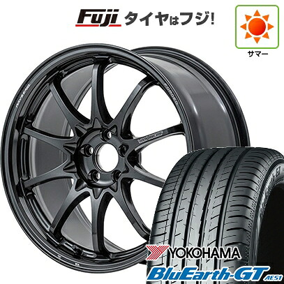 【新品国産車用5穴114.3】 夏タイヤ ホイール4本セット 225/40R18 ヨコハマ ブルーアース GT AE51 RAYS レイズ ボルクレーシング CE28N-plus 8J 18インチ(送料無料)|フジコーポレーション