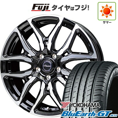 【新品】ライズ/ロッキー(ハイブリッド) 夏タイヤ ホイール4本セット 195/60R17 ヨコハマ ブルーアース GT AE51 ホットスタッフ クロノス CH-114 7J 17インチ(送料無料)|フジコーポレーション