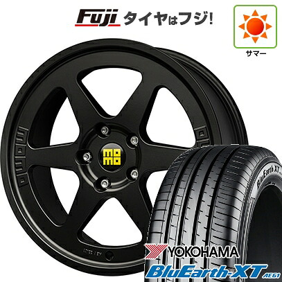 【新品国産車用5穴114.3】 夏タイヤ ホイール4本セット 225/50R18 ヨコハマ ブルーアース XT AE61 モモ ヘリテージ 6 8J 18インチ(送料無料)