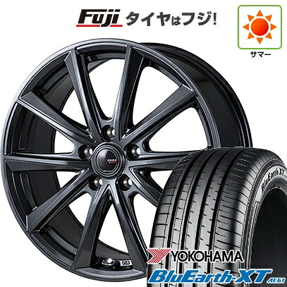 【新品国産車用5穴114.3】 夏タイヤ ホイール4本セット 225/65R17 ヨコハマ ブルーアース XT AE61 モンツァ ZACK Sport-FT 7J 17インチ(送料無料)
